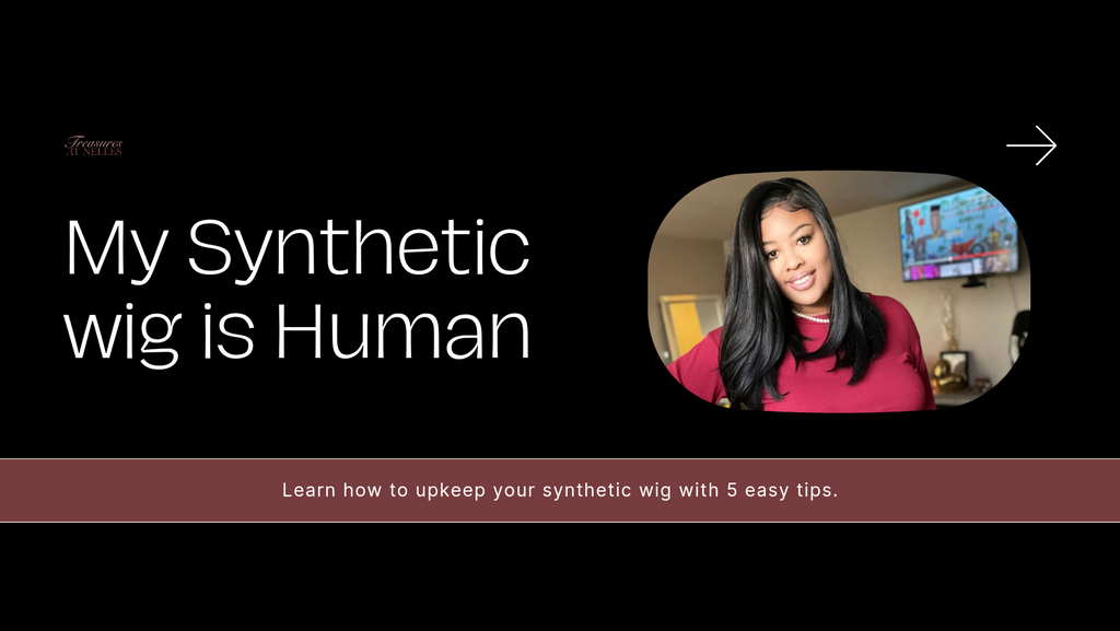 My synthetic wig is...Human.