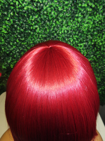 Full Wig| Synthetic Chinese Bang Wig| Chelsea Bob-